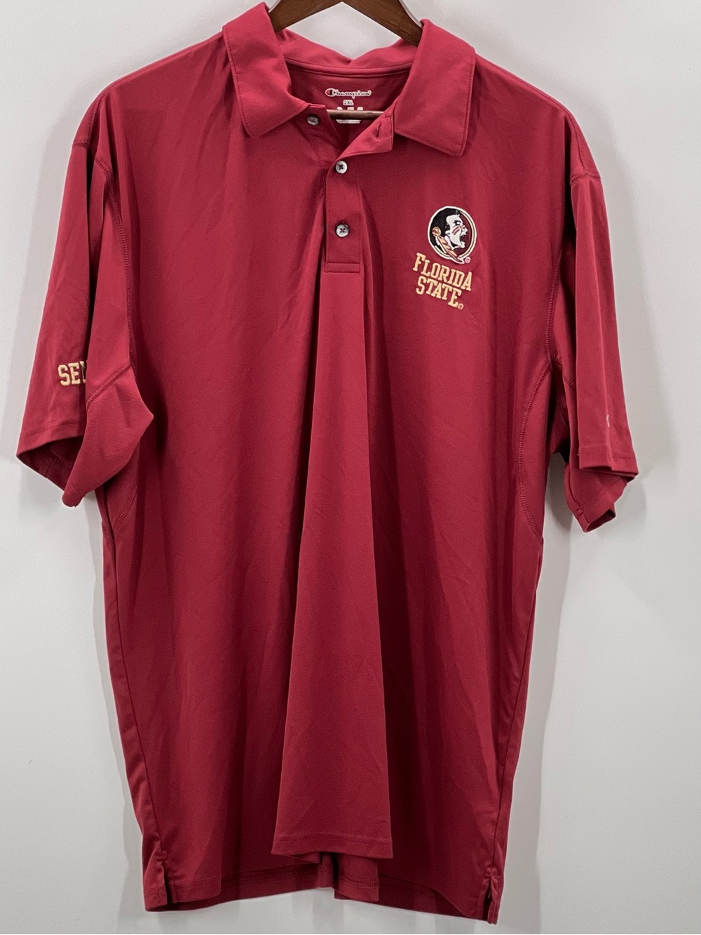 233 Champion Florida State Men's Garnet Polo Shirt